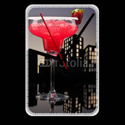 Grande pendule murale Margarita fraise