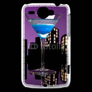 Coque HTC Wildfire G8 Blue martini