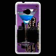 Coque HTC One Blue martini