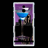 Coque Sony Xperia P Blue martini