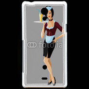Coque Sony Xperia T Serveuse