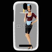 Coque HTC One SV Serveuse