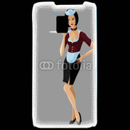 Coque LG P990 Serveuse