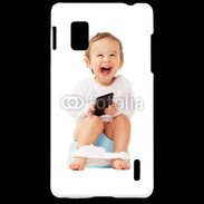 Coque LG Optimus G Bébé accro au mobile
