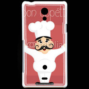 Coque Sony Xperia T Chef cuisinier