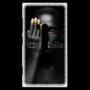 Coque Nokia Lumia 920 Fashion en noir et or