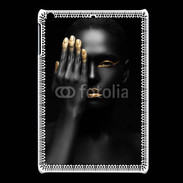 Coque iPadMini Fashion en noir et or