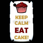 Coque Blackberry 8520 Keep calm eat cake