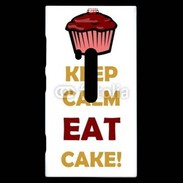 Coque Nokia Lumia 920 Keep calm eat cake