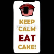 Coque LG P990 Keep calm eat cake