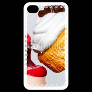 Coque iPhone 4 / iPhone 4S Bouche gourmande