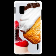 Coque LG Optimus G Bouche gourmande