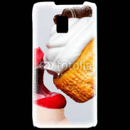 Coque LG P990 Bouche gourmande