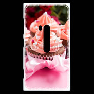 Coque Nokia Lumia 920 Cupcake et ruban rose