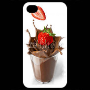 Coque iPhone 4 / iPhone 4S Fraise et chocolat