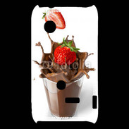 Coque Sony Xperia Typo Fraise et chocolat