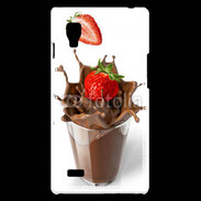 Coque LG Optimus L9 Fraise et chocolat
