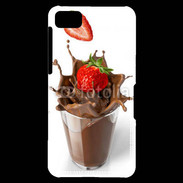 Coque Blackberry Z10 Fraise et chocolat