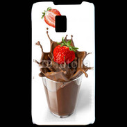 Coque LG P990 Fraise et chocolat