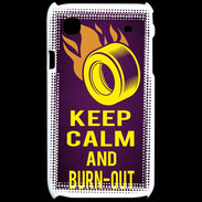 Coque Samsung Galaxy S Keep Calm and Burn Out violet