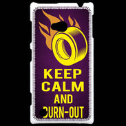 Coque Nokia Lumia 720 Keep Calm and Burn Out violet