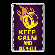 Coque iPadMini Keep Calm and Burn Out violet