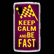 Coque LG Nexus 4 Keep Calm and Be Fast Rose