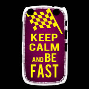 Coque Blackberry Curve 9320 Keep Calm and Be Fast Rose
