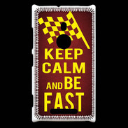 Coque Nokia Lumia 925 Keep Calm and Be Fast Rouge