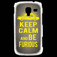 Coque Samsung Galaxy Ace 2 Keep Calm and Be Furious Gris