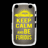 Coque Blackberry Curve 9320 Keep Calm and Be Furious Gris