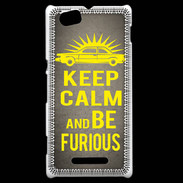Coque Sony Xperia M Keep Calm and Be Furious Gris