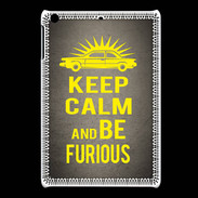 Coque iPadMini Keep Calm and Be Furious Gris