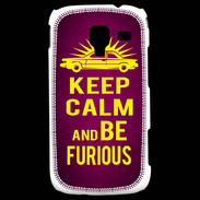 Coque Samsung Galaxy Ace 2 Keep Calm and Be Furious Rose