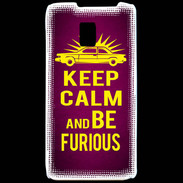 Coque LG P990 Keep Calm and Be Furious Rose