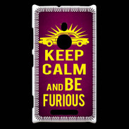 Coque Nokia Lumia 925 Keep Calm and Be Furious Rose