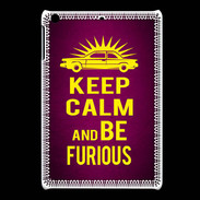 Coque iPadMini Keep Calm and Be Furious Rose