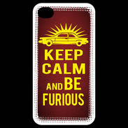 Coque iPhone 4 / iPhone 4S Keep Calm and Be Furious Rouge