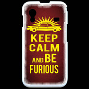 Coque Samsung ACE S5830 Keep Calm and Be Furious Rouge