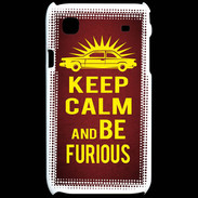 Coque Samsung Galaxy S Keep Calm and Be Furious Rouge