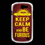 Coque Samsung Galaxy Express Keep Calm and Be Furious Rouge