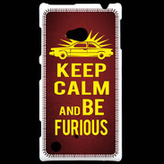 Coque Nokia Lumia 720 Keep Calm and Be Furious Rouge