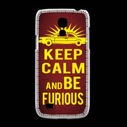 Coque Samsung Galaxy S4mini Keep Calm and Be Furious Rouge