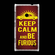 Coque Nokia Lumia 520 Keep Calm and Be Furious Rouge