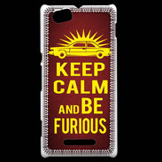 Coque Sony Xperia M Keep Calm and Be Furious Rouge