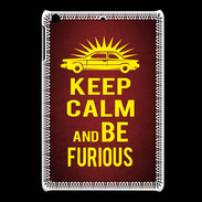 Coque iPadMini Keep Calm and Be Furious Rouge