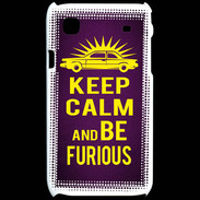 Coque Samsung Galaxy S Keep Calm and Be Furious Violet