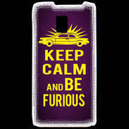 Coque LG P990 Keep Calm and Be Furious Violet