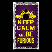 Coque Nokia Lumia 925 Keep Calm and Be Furious Violet