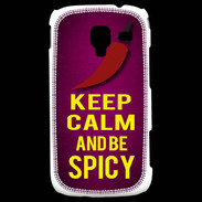 Coque Samsung Galaxy Ace 2 Keep Calm and Be Spicy Rose